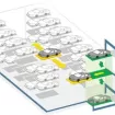 Hệ thống đỗ xe tự động di chuyển pallet(robocar)